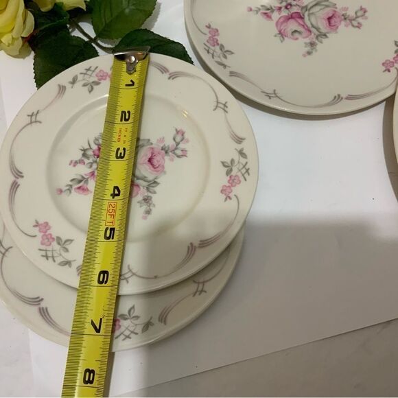 Castleton China U.S.A Belrose 6.25" Bread And Butter Plates Set Of 3 - Picture 7 of 10